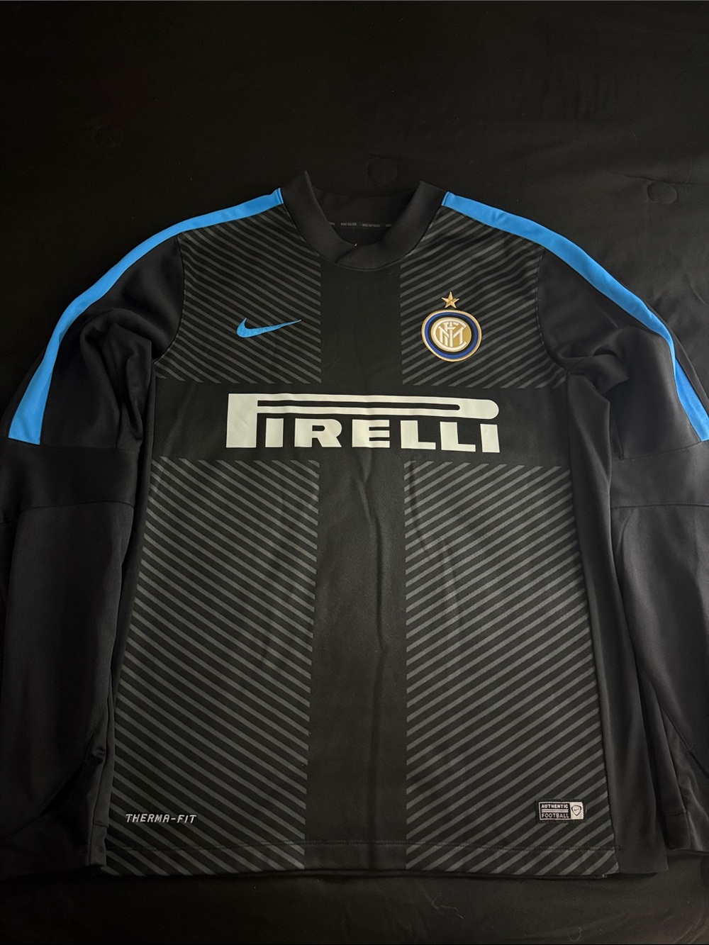 VINTAGE Inter Milan 🇮🇹 2014-15 Nike Long Sleeve Warmup Training Top